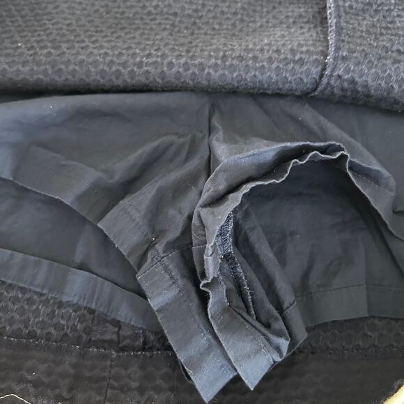 Lilly Pulitzer Navy Scallop Hem Skort White Trim Golf Tennis SZ6 Athleisure - Picture 6 of 10